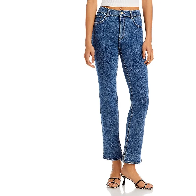 Bargain Blast DL1961 Womens Patti Pocket High Rise Straight Leg Jeans