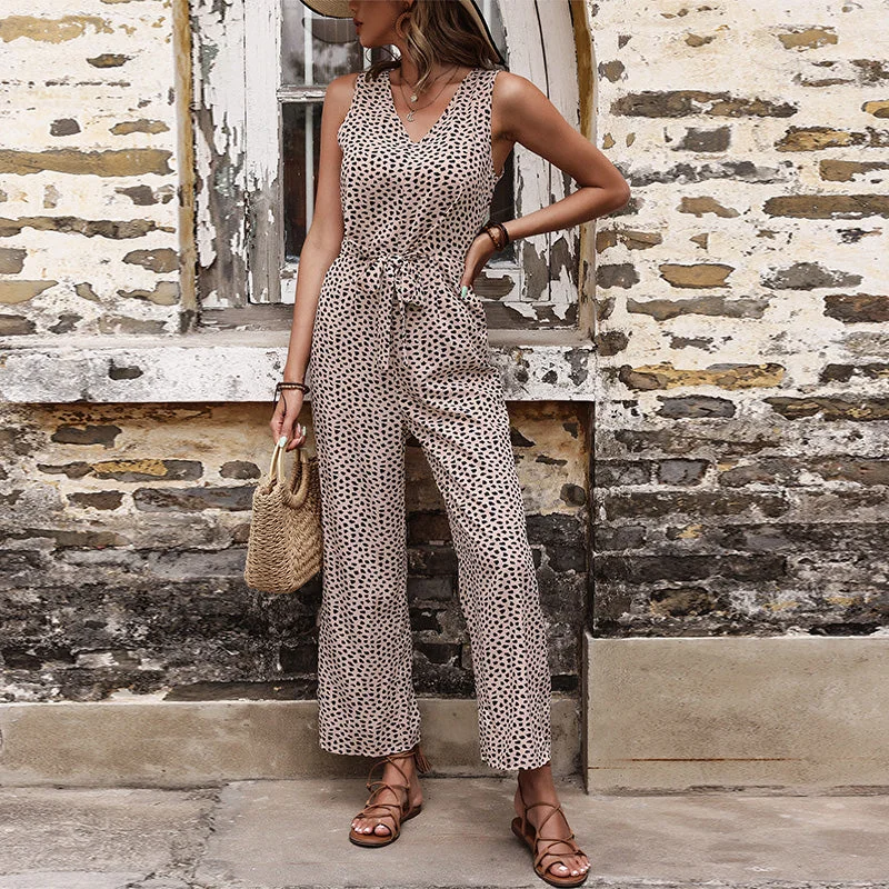 Final Markdown Dropshipping Summer Leopard Print Bodysuits Women Sleeveless Suspender One Piece Jumpsuit Final Markdown Dropshipping Summer Leopard Print Bodysuits Women Sleeveless Suspender One Piece Jumpsuit