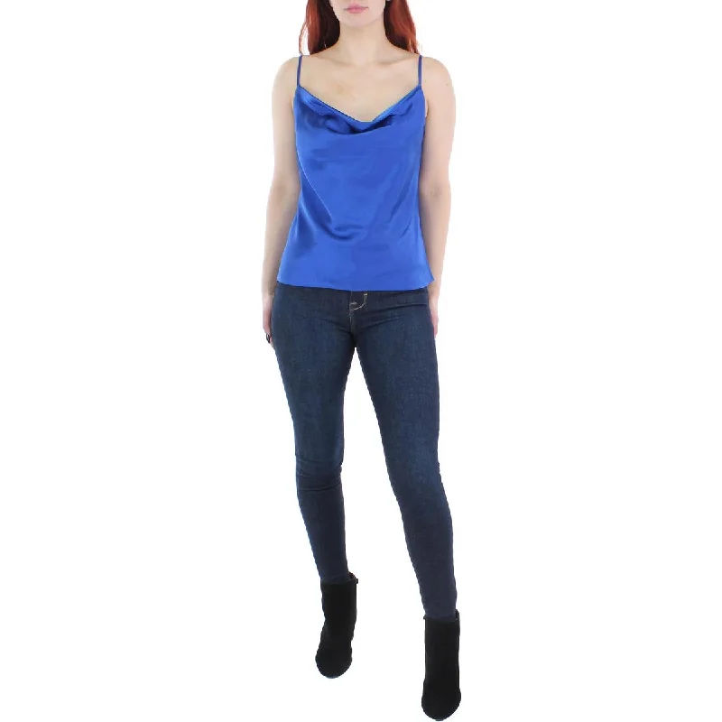 Stock Clearance Endless Rose Womens Satin Cowl Neck Tank Top