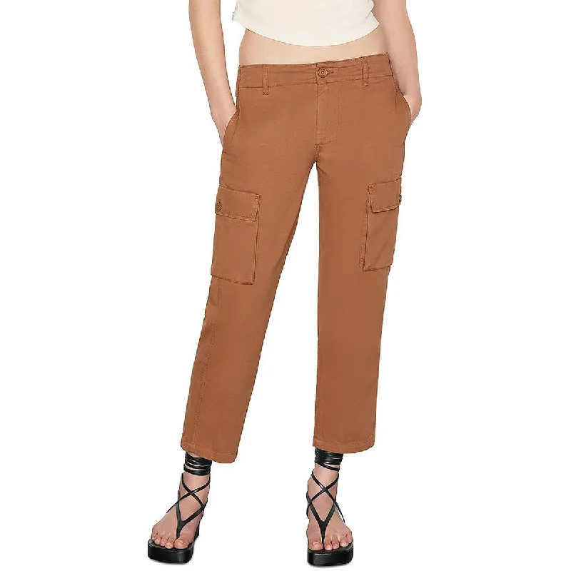 New Markdowns FRAME Womens Fit Pocket Cropped Pants