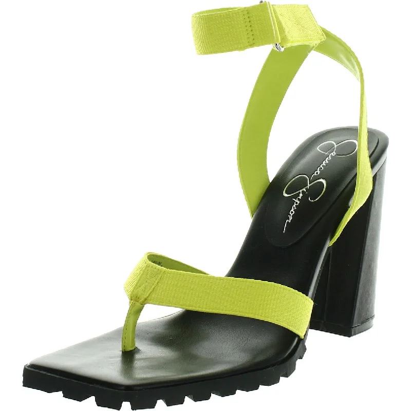 Jessica Simpson Kielne Women's Mixed Media Block Heel Sandals