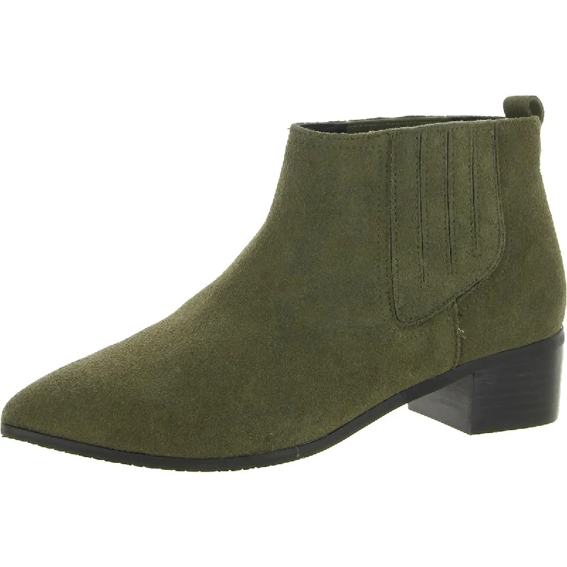 Midnight Sale NYDJ Womens Gillan Suede Pointed Toe Chelsea Boots