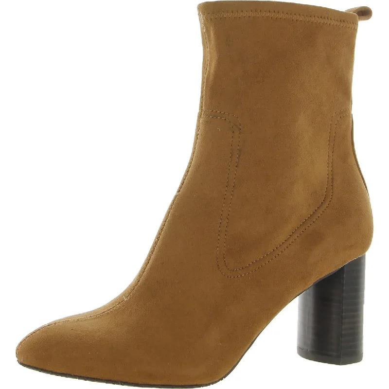 Bonus Savings NYDJ Womens Tonesu Suede Block Heel Mid-Calf Boots