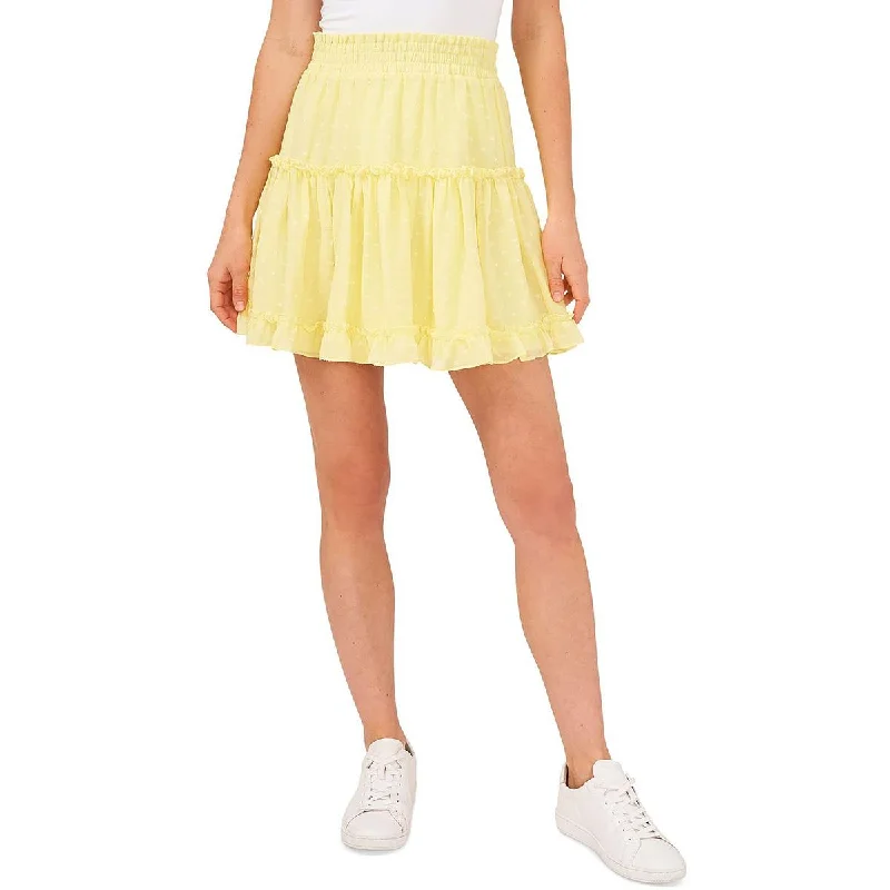 Reduced Prices Riley & Rae Womens Smocked Short Mini Skirt