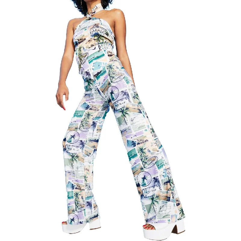 Overstock Royalty By Maluma Womens High Rise Wide Leg Flared Pants