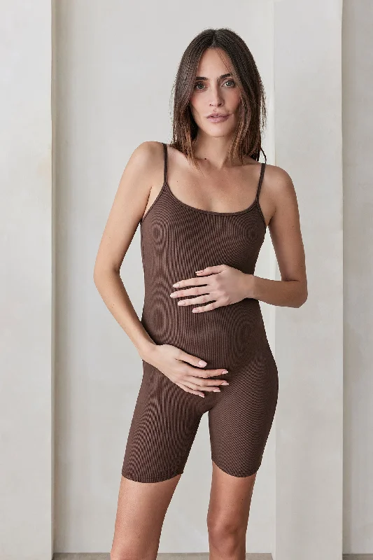 Sculpting Rib Romper