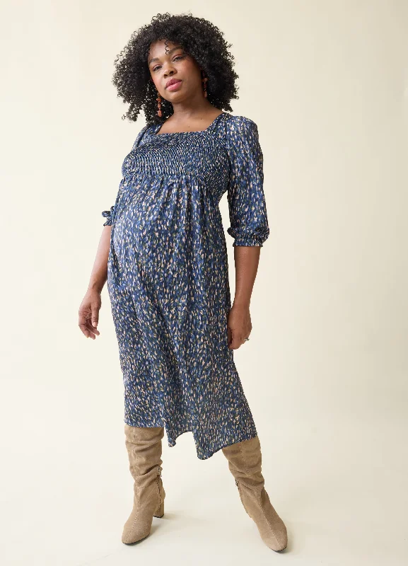 Deal Mania The Breeze Maternity Midi Dress