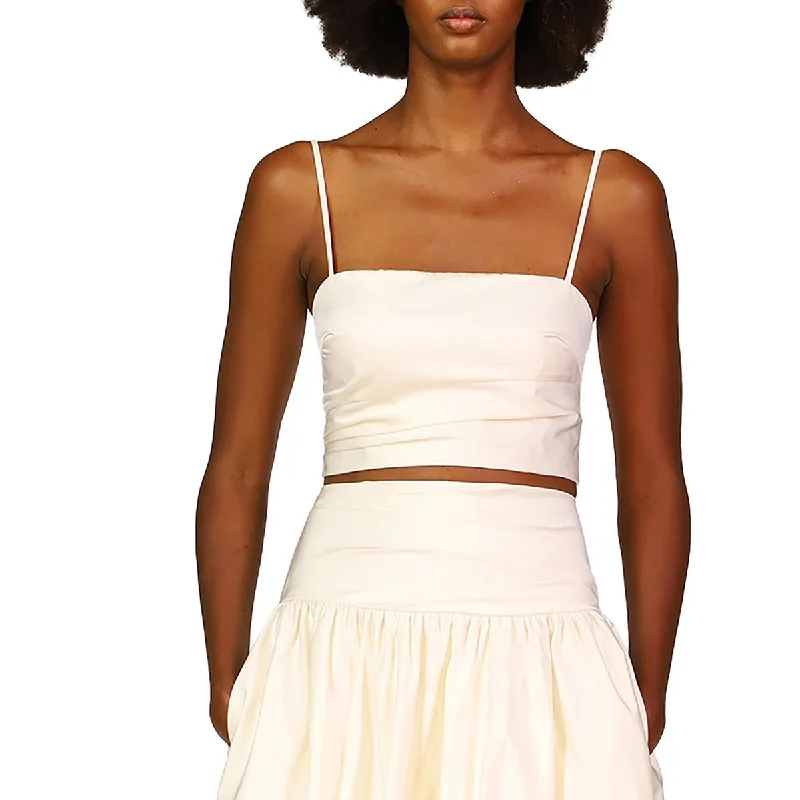 Overstock Theia Womens Spaghetti Strap Cami Cropped
