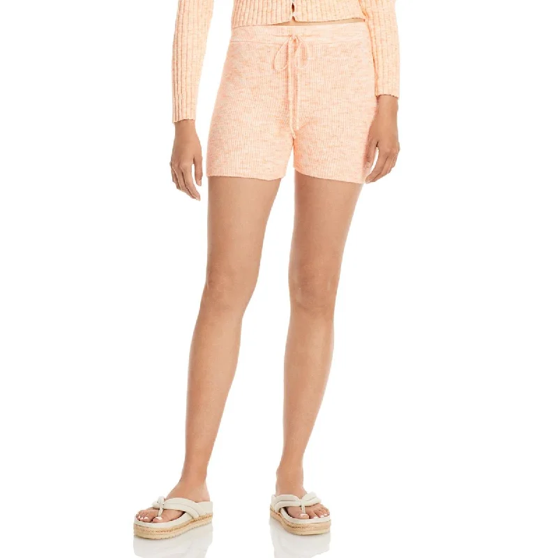 WAYF Womens Ribbed Knit Shorts