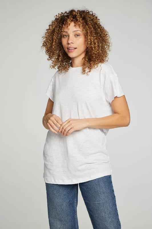 Blowout Deals Cap Sleeve Crew Neck Tee
