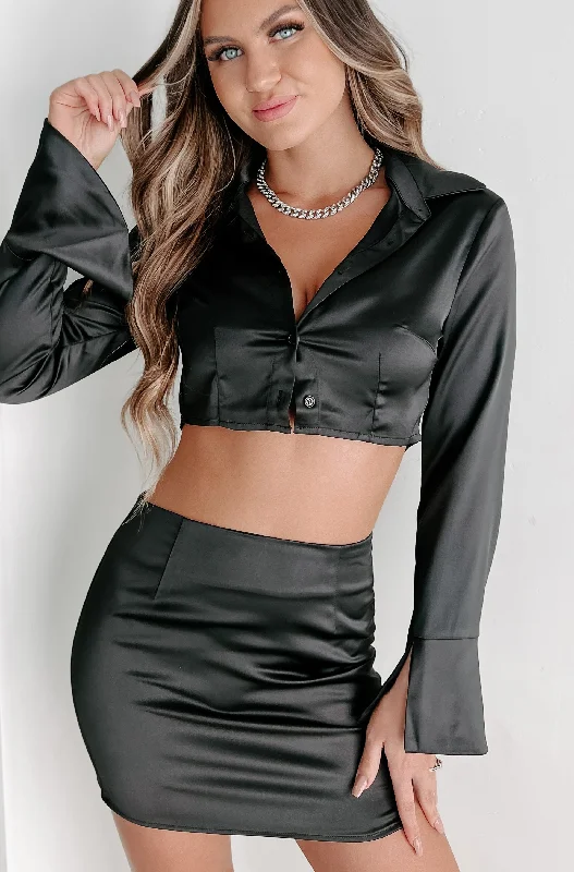 Change Of Pace Two Piece Set (Black)