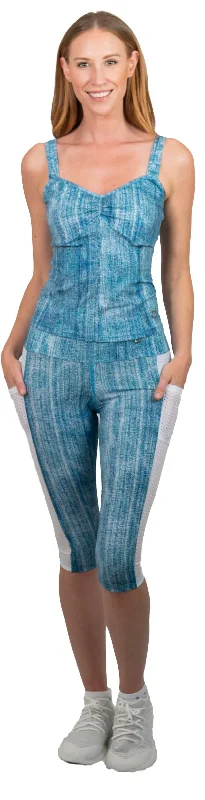 Special Promotion Denim Player Capri
