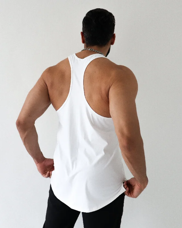Super Bargain Elevate Tank Top - White