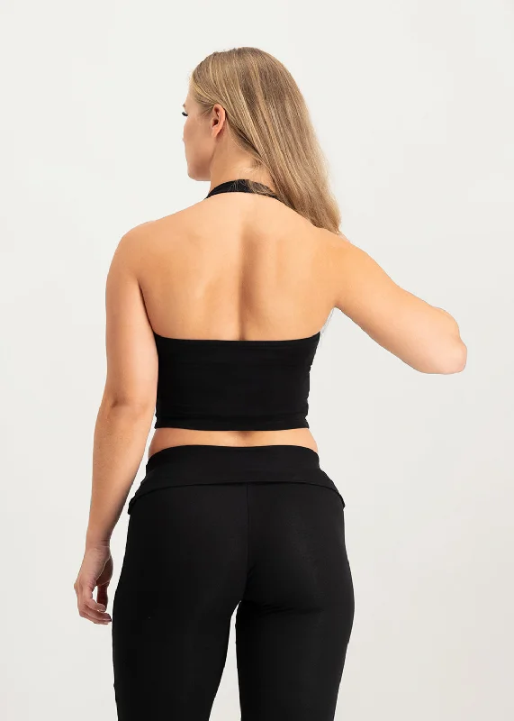 Value Deals Flare Lounge Top - Black