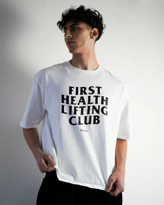 Savings Event Lifting Club Tee - White