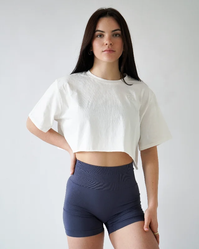 Special Buy Vital Crop Tee - White