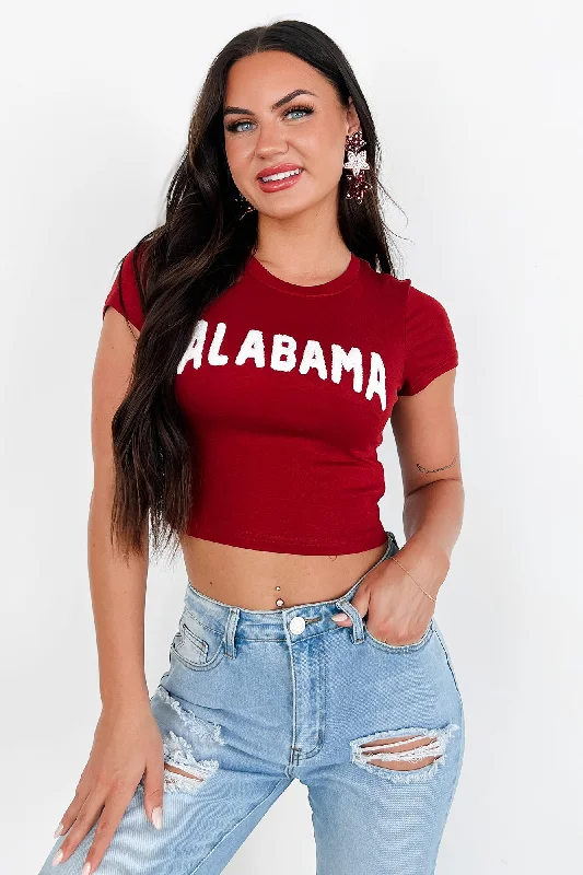 Rep My Team Textured Graphic Tee (Alabama)