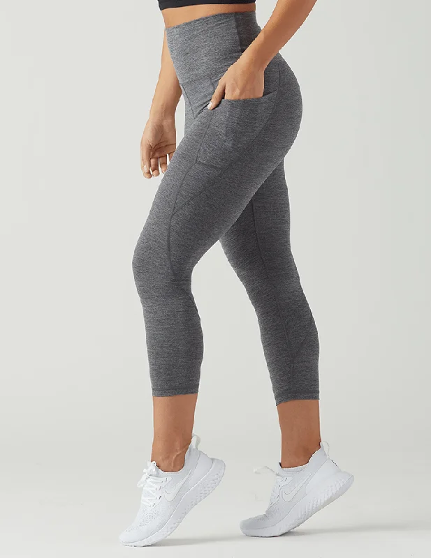 Reduced Prices Glyder Top Notch 7/8 Leggings - Stone Heather