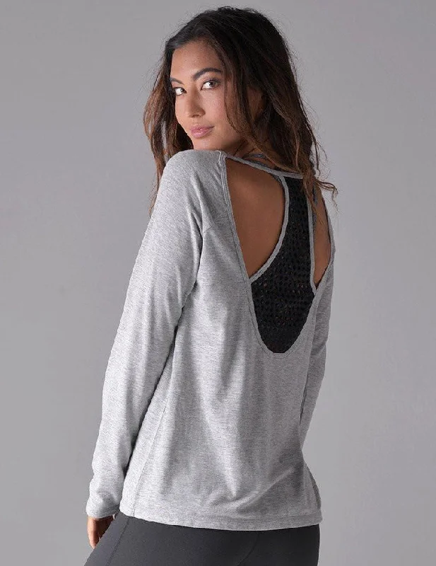 Best Seller Glyder Vata Long Sleeve - Grey Heather