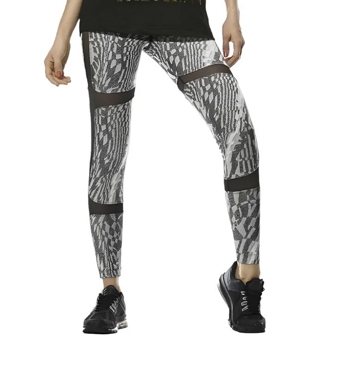 Reduced Prices Babalu Style Stone Textured Legging with Mesh Inset 35863