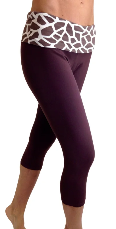 Great Deals Bia Brazil Activewear Solid Roll Down Capri SL072S