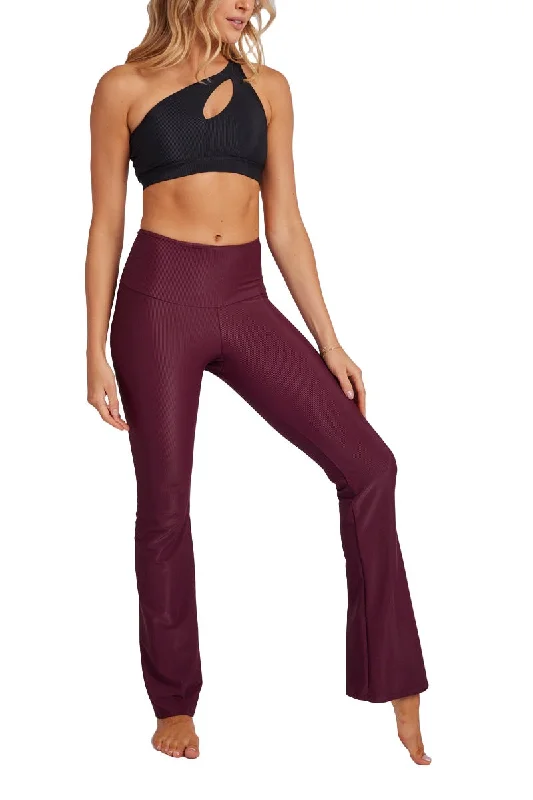Grand Opening Sale Onzie Studio Flare Ribbed Pant 2285