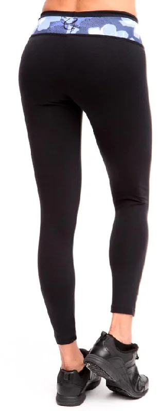 Steals and Deals Equilibrium Activewear Front Inset Legging L726