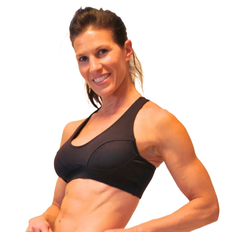 Deal Explosion One Step Ahead Brushed Supplex Padded Racerback Bra 293