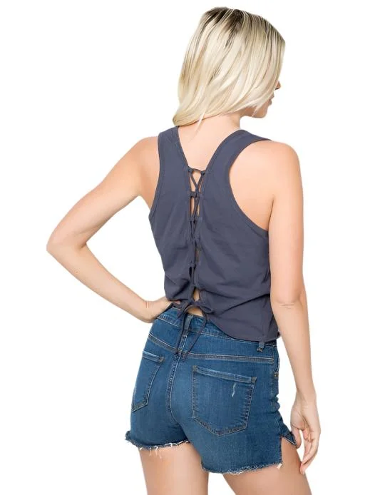 Big Discounts Kathmandu Criss Cross Lace Back Top KT1286