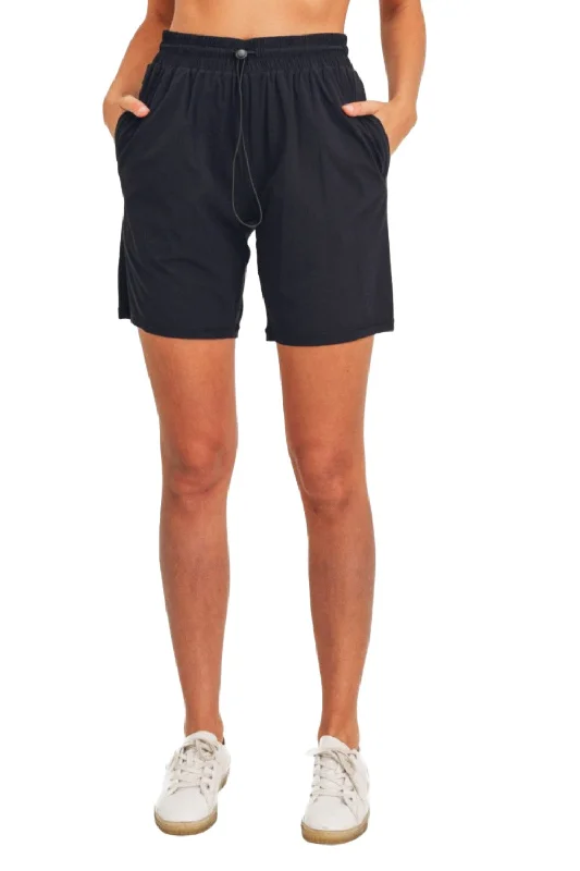 Unmissable Offer Mono B Active Essential Drawstring Midi Shorts AP-A07106 and Plus