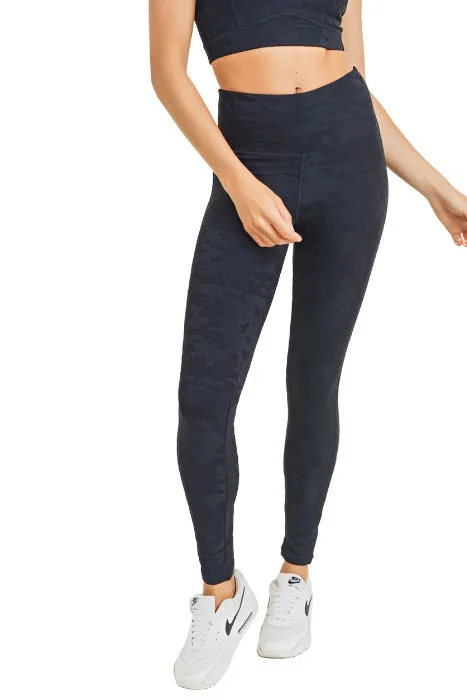 Amazing Deals Mono B Camo Jacquard TACTEL® Leggings APH8032