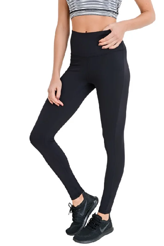 Midnight Madness Mono B Essential  Highwaist  Solid Leggings APH2366