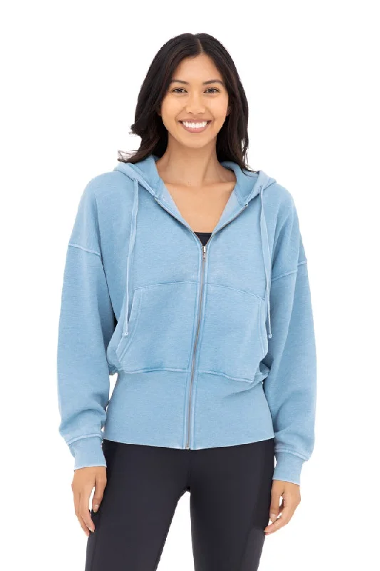 Exclusive Access Mono B Fleece Hoodie Jacket KJ11571 Blue Jay