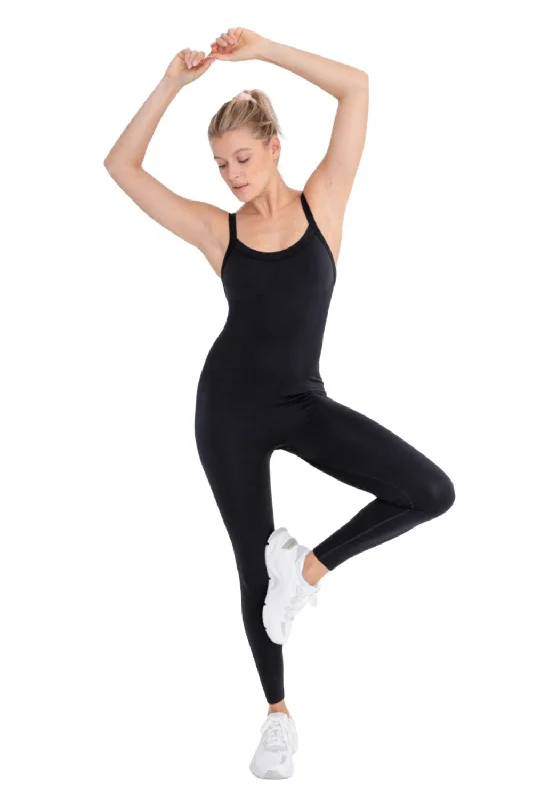 Instant Discount Mono B Full Length Seamless Unitard Micro Ribbed KP11850