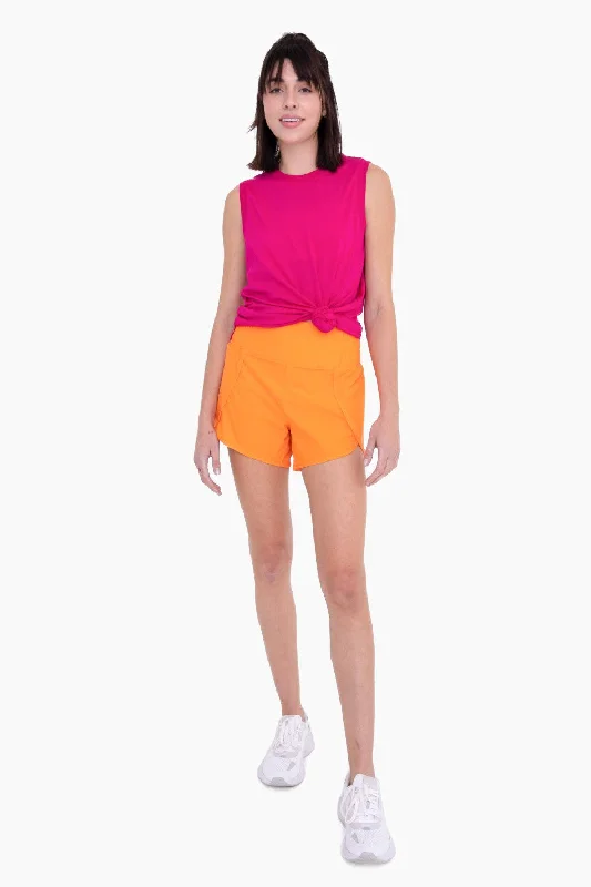 Seasonal Clearance Mono B  Highwaist Athleisure Split Shorts AP-B0135 and Plus