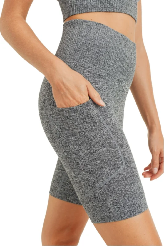 While Supplies Last Mono B Hybrid Pocket Biker Shorts APH3043
