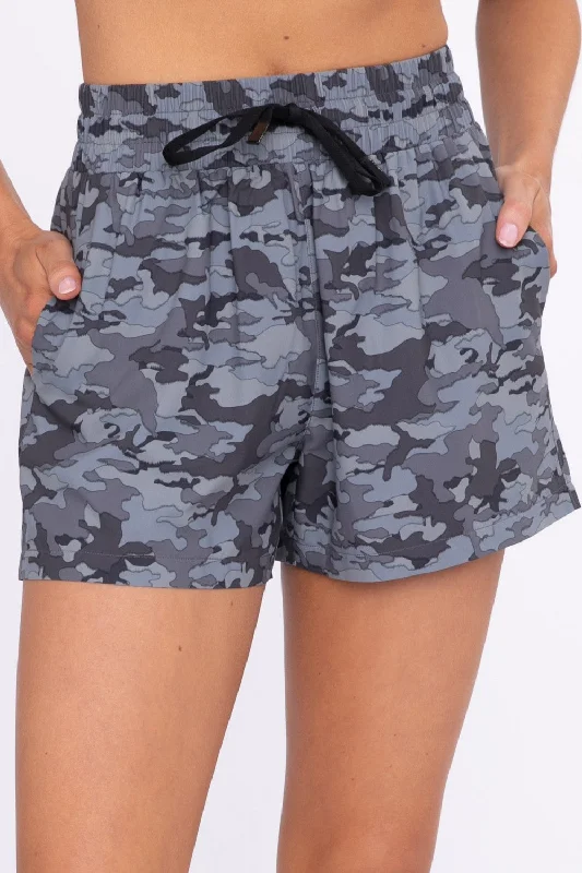 YEAR-End Clearance Mono B Jagged Camo Active Shorts AP-B0393