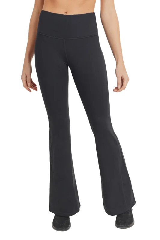 Factory Direct Sale Mono B Lycra-Blend High-Waisted Flare Leggings APH8002 and Plus