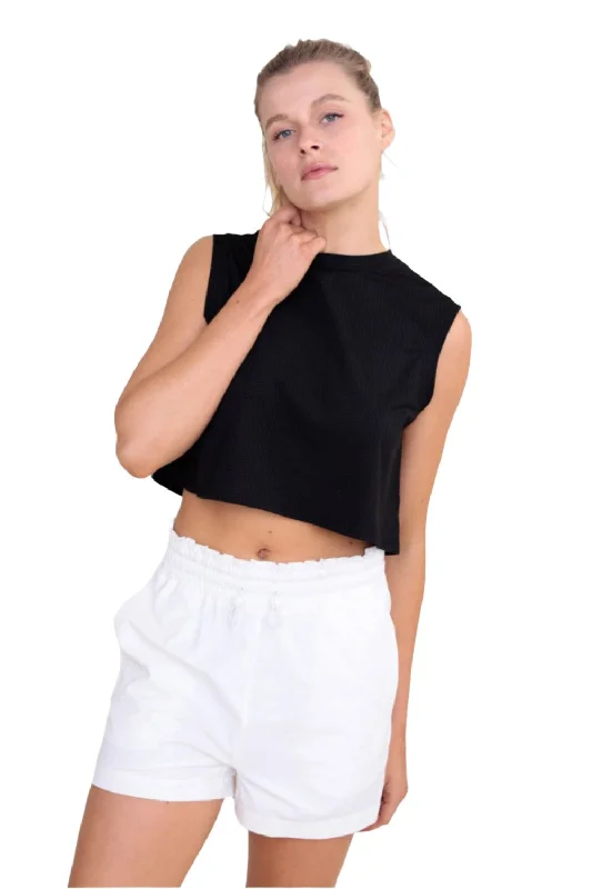 Mega Deal Mono B Ripstop Active Crop Top AT-B0423