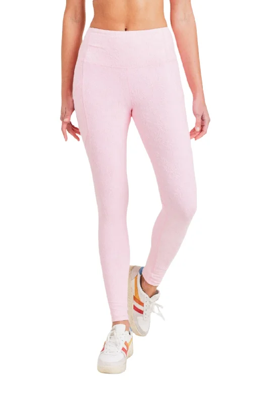Discount Deals Mono B Textured Florette Jacquard TACTEL® Legging APH8070