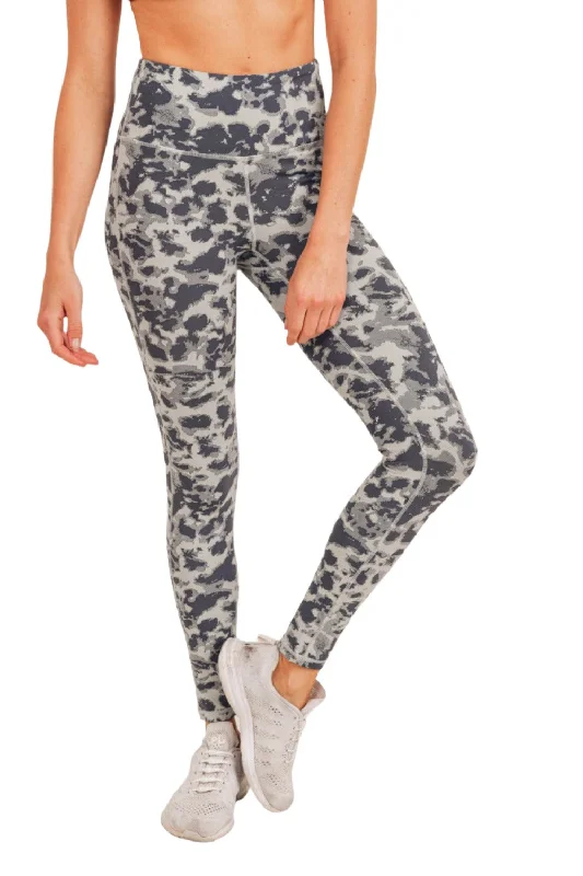 Markdown Madness Mono B Textured Spotted  High waist Leggings APH-A075 and Plus