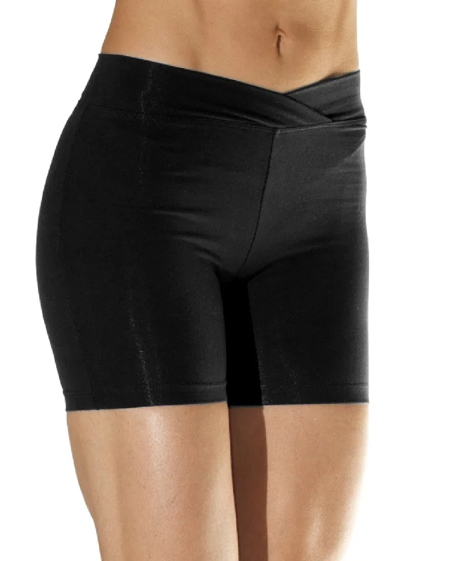 Don't Wait One Step Ahead Brushed Supplex V Front Shorts 208V