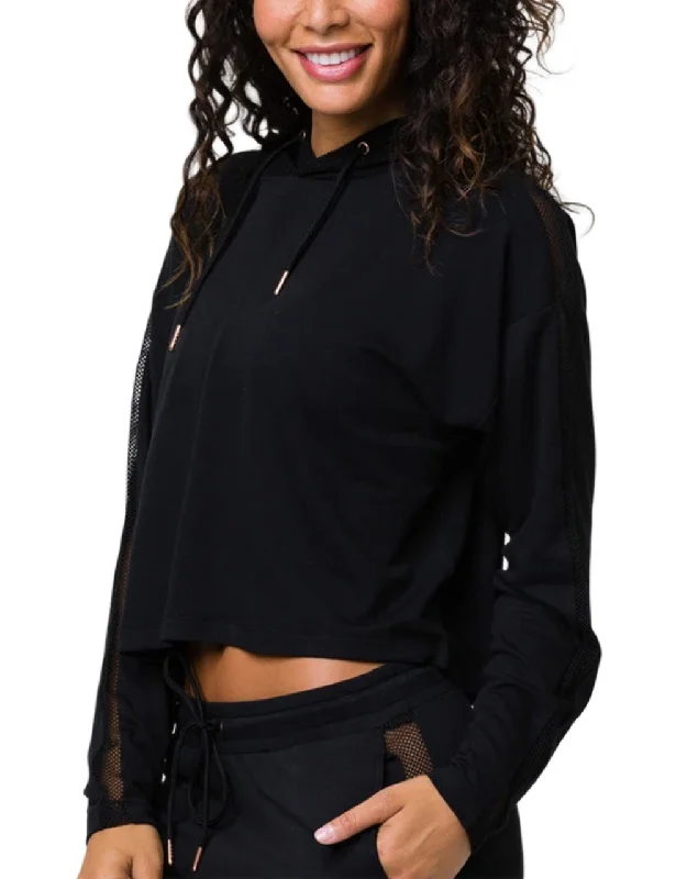 Today’s Special Onzie Flow Mesh Cropped Hoodie 630