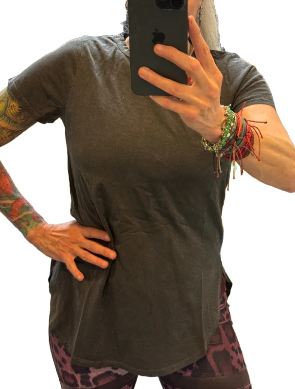 Final Clearance TLA Slim Shirttail Crew Neck Tee and Petite and Plus